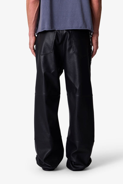 ULTRA BAGGY LEATHER PANTS