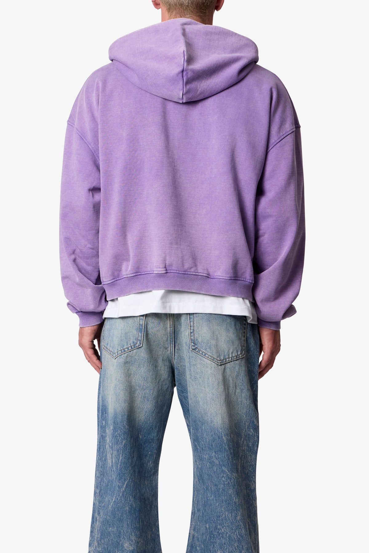 VINTAGE WASHED ZIP UP HOODIE