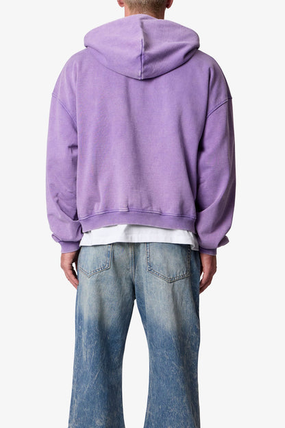 VINTAGE WASHED ZIP UP HOODIE